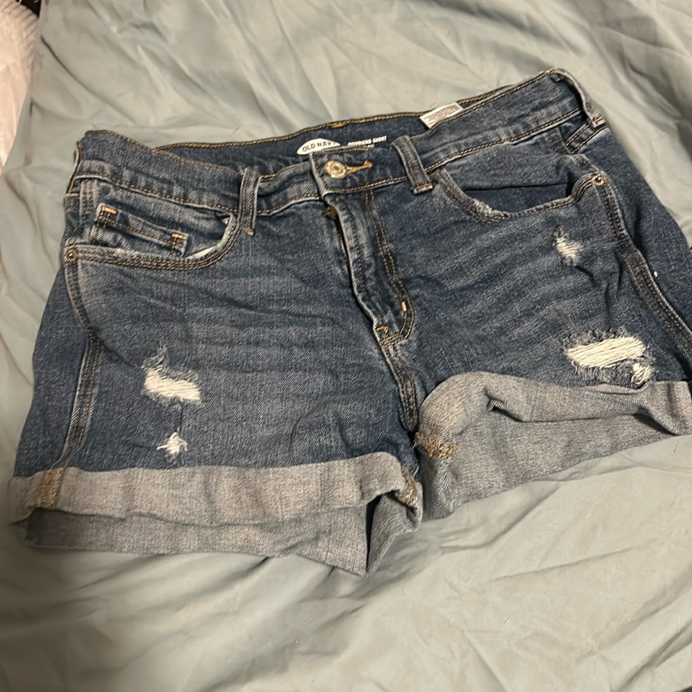 Boyfriend Jean shorts Mid rise